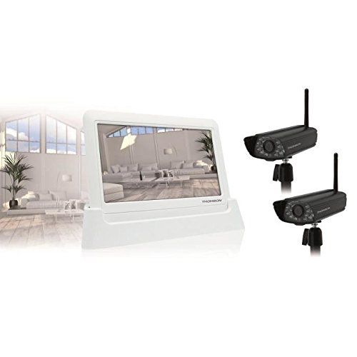 Caméra de Vidéosurveillance kit Thomson 512302 enregistre automatiquement 