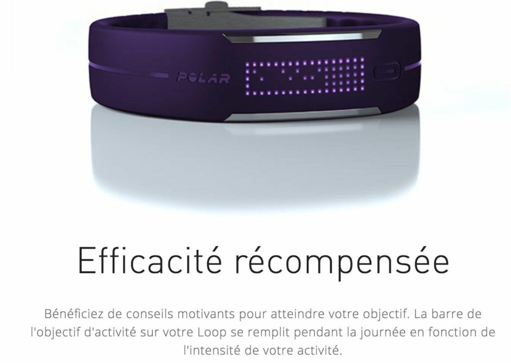 Bracelet d activite Polar Loop-smartband-bracelet connecte