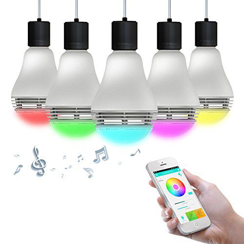 Ta lampe mipow playbulb color te permet d'écouter de la musique et de varier des couleurs à distance