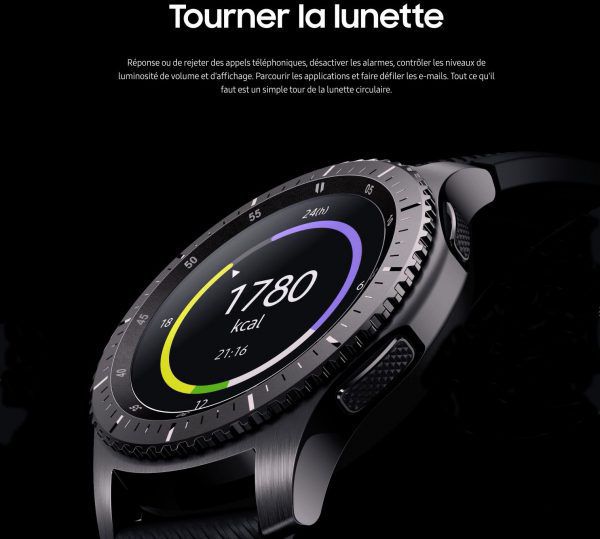 Montre Samsung Gear S3-smartwatch- montre cardio-montre sport