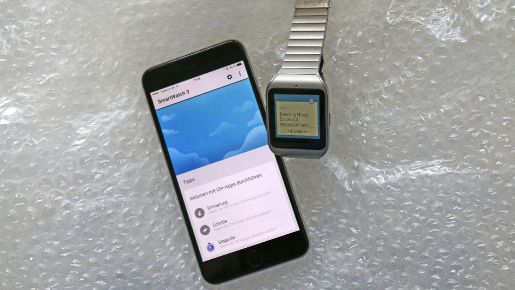Synchronisation smartphone Android Wear